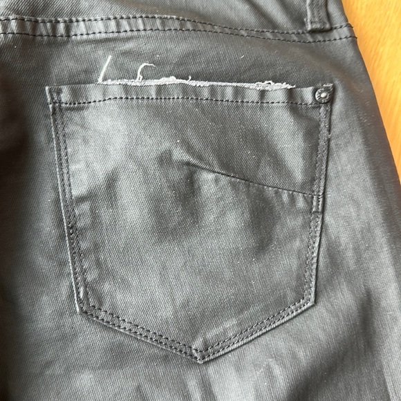 James jeans Ankle Straight faux leather pants size 29 - Picture 6 of 8